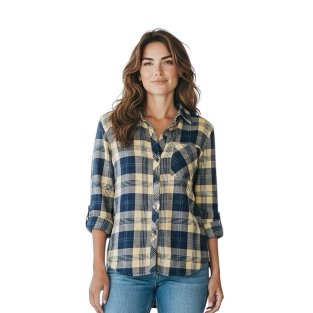 Rails flannel Plaid Button-Up Shirt